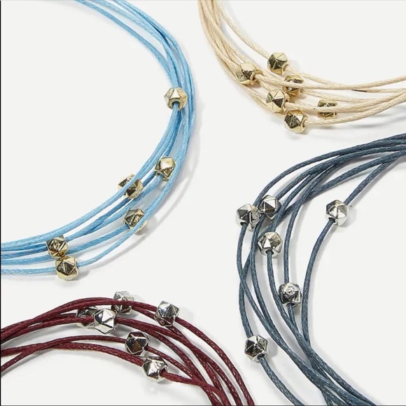 GREAT STOCKING STUFFER 🎁 LAST ONE SALE Grey Strap + Bead Simple Bracelet - Picture 4 of 4